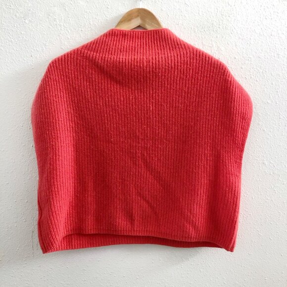 ANTHROPOLOGIE The Enza 100% Cashmere Poncho Sweater Vest Size XS - Picture 3 of 12